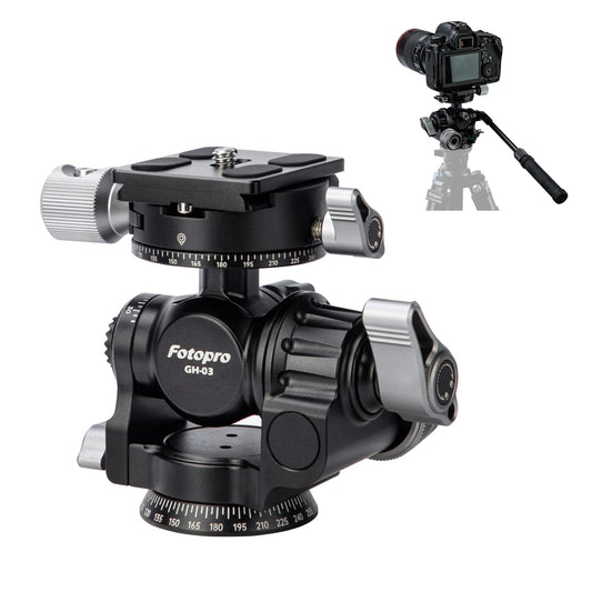 3 - Way Gear Head. GH - 03 - Fotopro