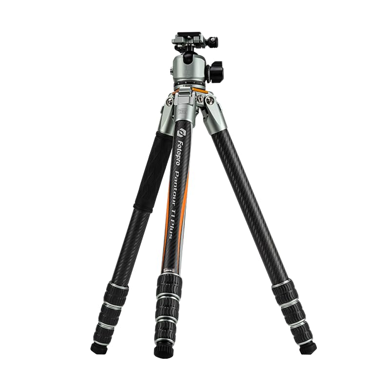59'' Professional Travel High - End Tripod, Carbon Fiber, Ball Head .T1 Plus Basic - Fotopro AMZ