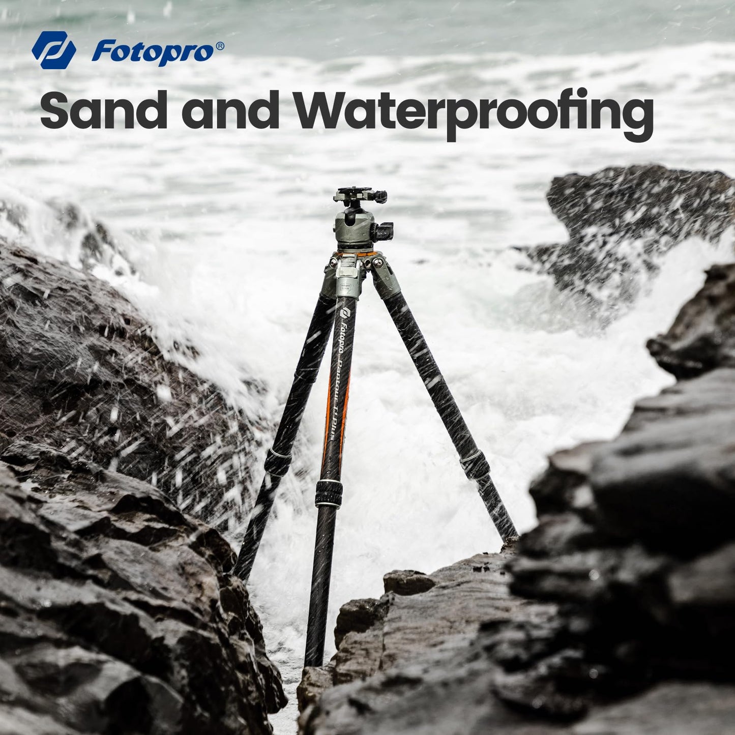 65'' Professional Travel High - End Tripod, Carbon Fiber, with T - Stand. T1 Plus - Fotopro AMZ