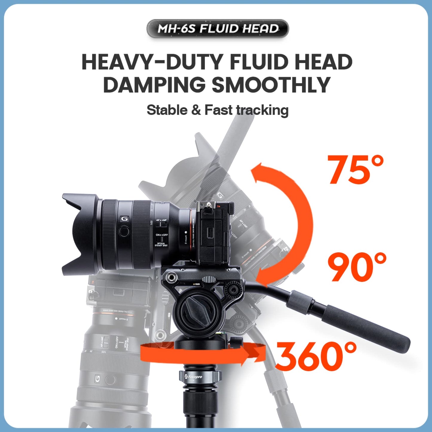 Video Fluid Head. MH-6S