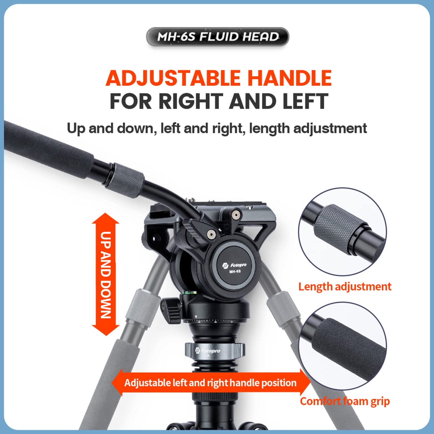 Video Fluid Head. MH-6S