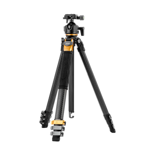 (搜索不到)Fotopro 60'' Professional Heavy Duty Tripod , Profile Legs - Origin (Golden) - Fotopro AMZ