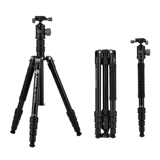 Fotopro 68 inch Camera Tripod Detachable 70 inch Monopod 360 Degree Ball Head Compact Professional Aluminum Lightweight Travel Tripod for DSLR Camera Photography Max Load 22lbs/10kg with Carry Bag - Fotopro AMZ