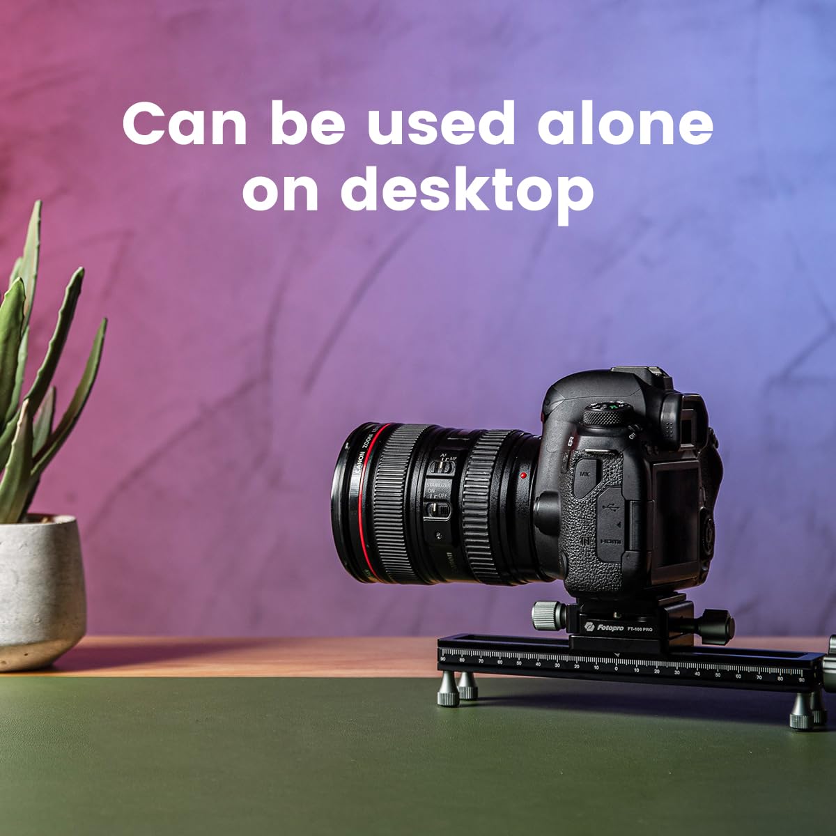 Macro Focusing Rail Rack Slider, FT - 100 Pro - Fotopro