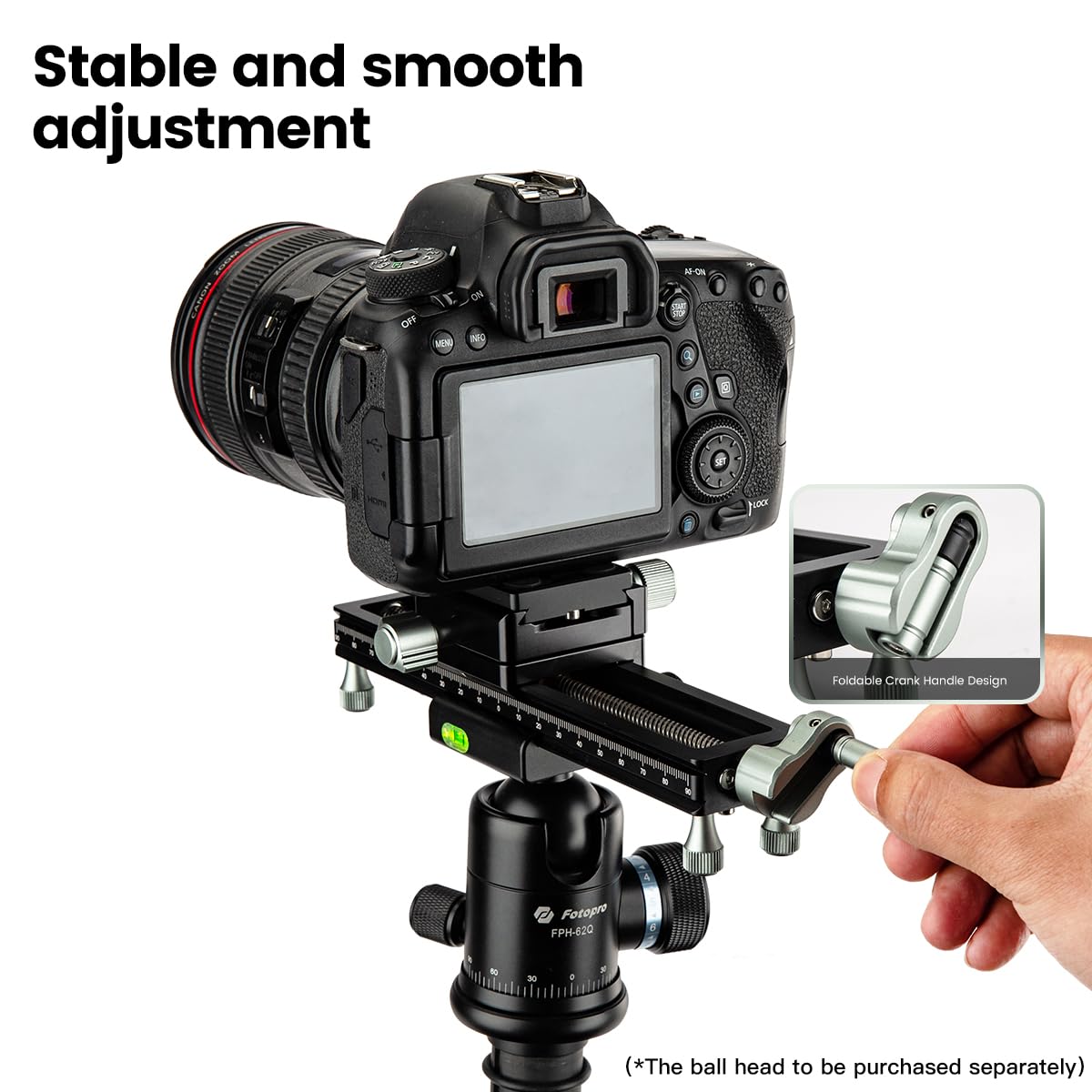 Macro Focusing Rail Rack Slider, FT - 100 Pro - Fotopro