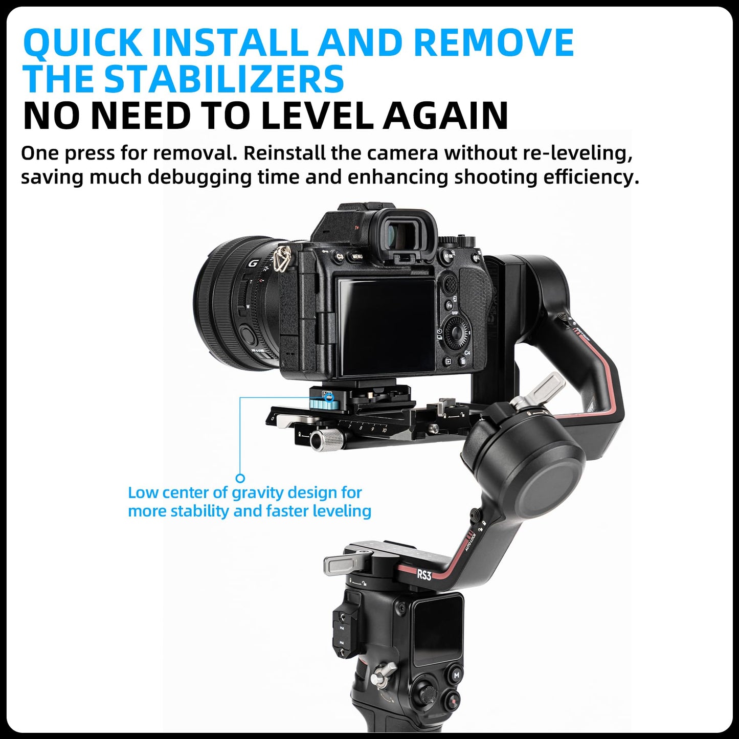 Quick Release Camera Mount. RZ - 3 - Fotopro