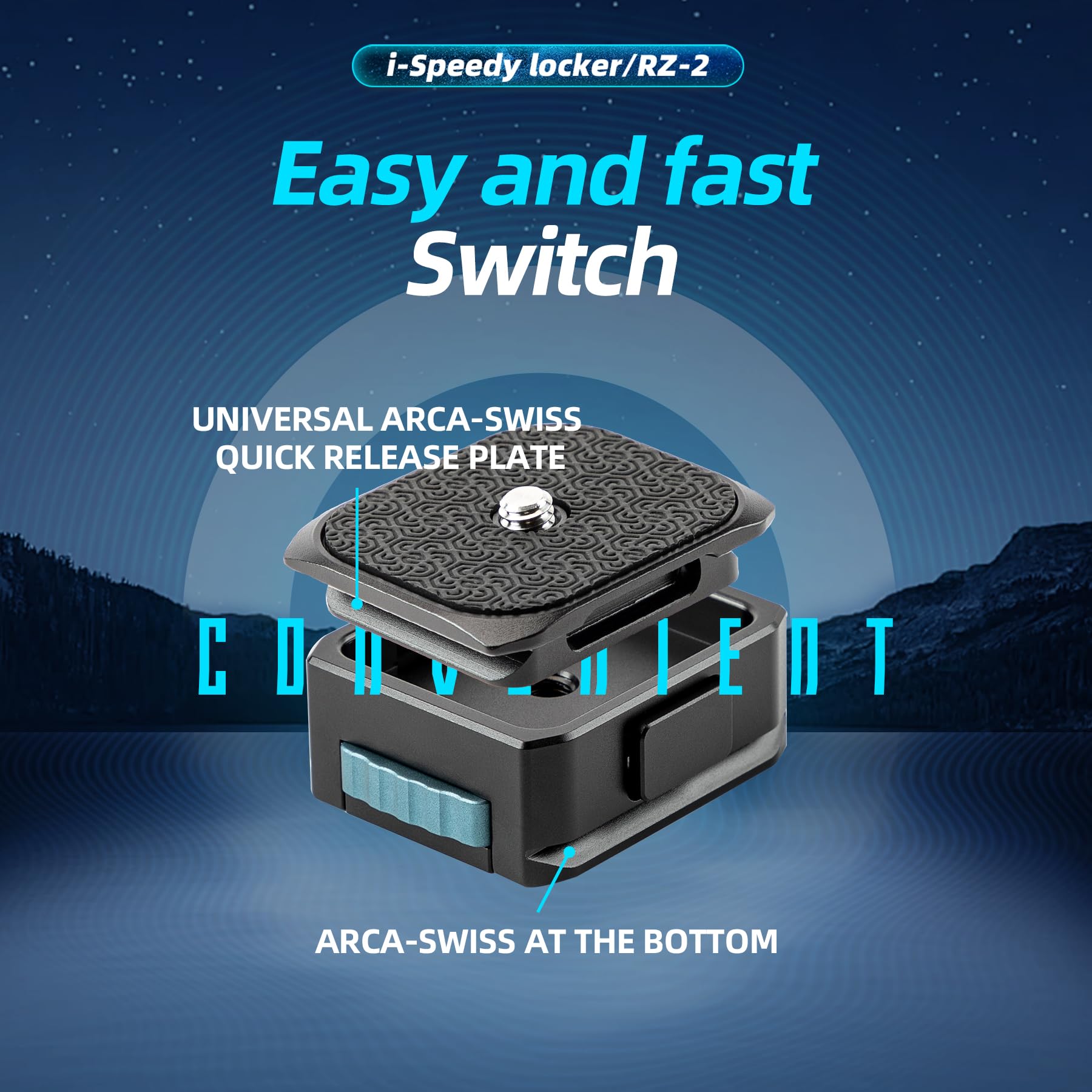 Quick Release Mount Kit, RZ - 2 - Fotopro