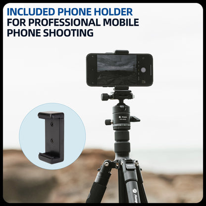 73" Compact Travel Tripod/Monopod, Ball Head. A4I - Fotopro