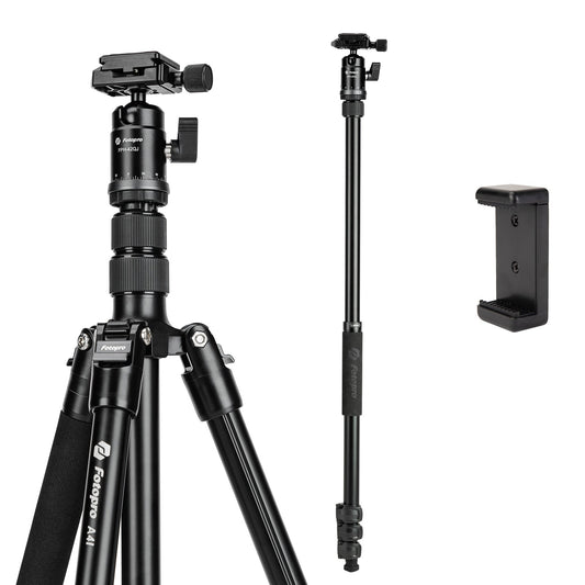 73" Compact Travel Tripod/Monopod, Ball Head. A4I - Second image