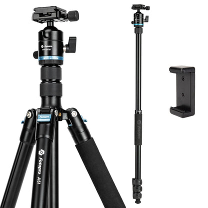 80" Compact Travel Tripod/Monopod, Ball Head. A5I - Fotopro