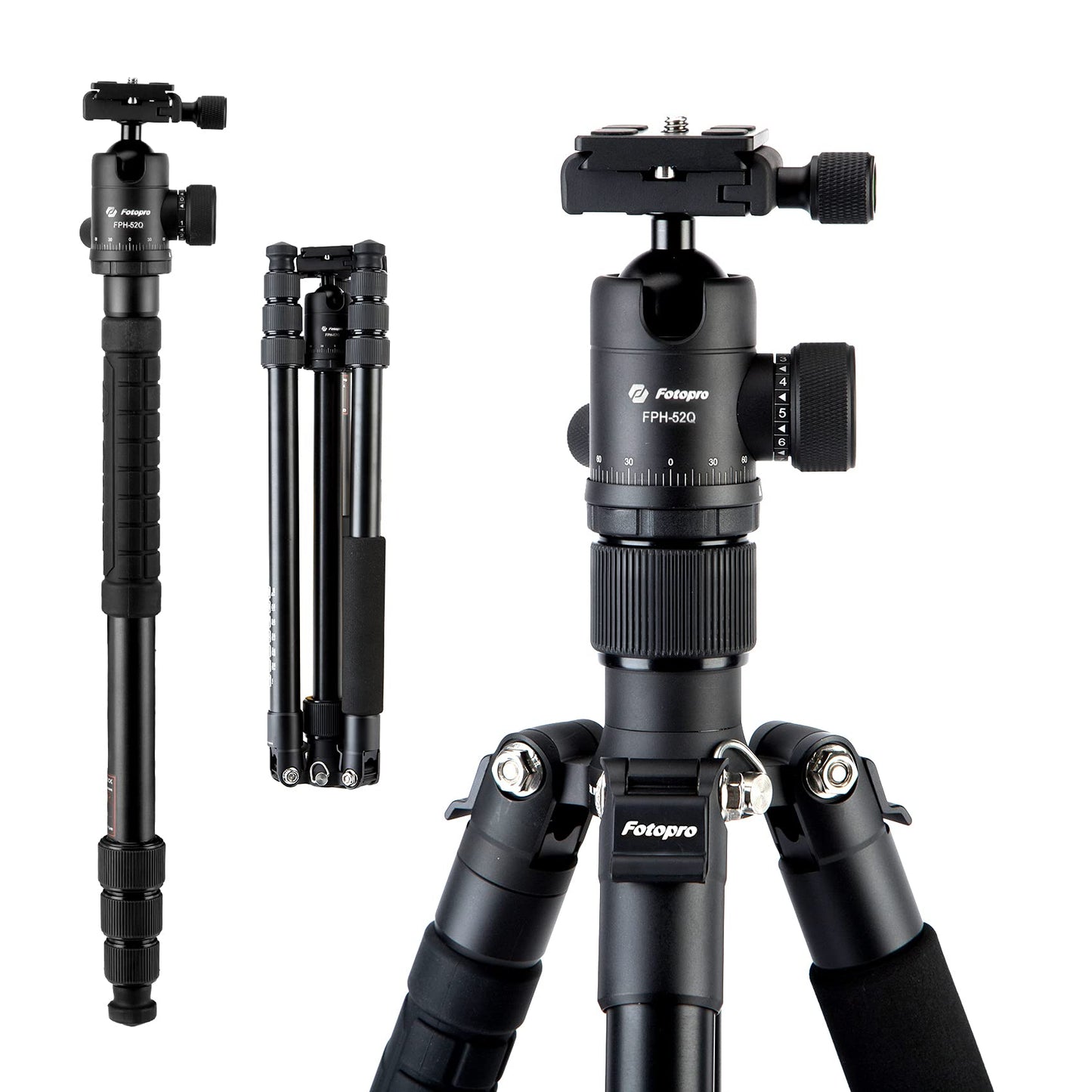 60 inch Aluminum Tripod with Ball Head. E-5I