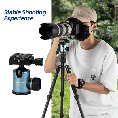 Fotopro Camera Tripod Ball Head with 1/4 Inch Quick Release Plate FPH Series - Fotopro AMZ