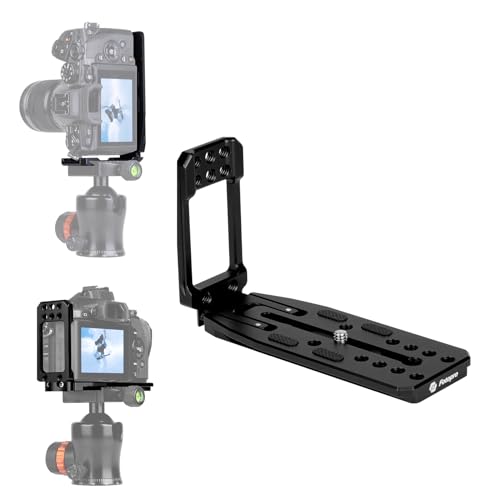 Fotopro L Bracket Quick Release Plate Vertical Horizontal Switching L Type QR for Tripod Monopod Zhiyun Stabilizer Hydraulic Head Camera Universal - Fotopro AMZ