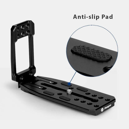 Fotopro L Bracket Quick Release Plate Vertical Horizontal Switching L Type QR for Tripod Monopod Zhiyun Stabilizer Hydraulic Head Camera Universal - Fotopro AMZ