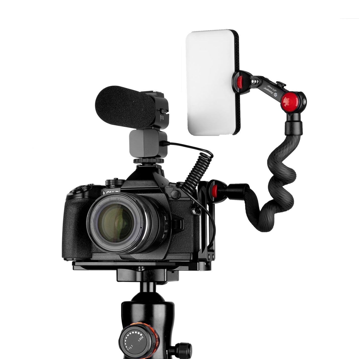 Fotopro L Bracket Quick Release Plate Vertical Horizontal Switching L Type QR for Tripod Monopod Zhiyun Stabilizer Hydraulic Head Camera Universal - Fotopro AMZ