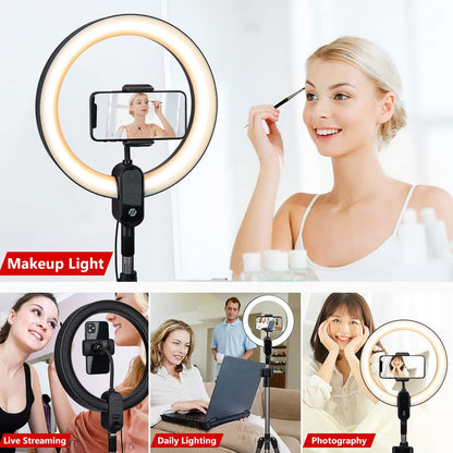 Fotopro LED Ring Light Adjustable Color Temperature 2700K - 6500K Dimmable Ring Light TT Series - Fotopro AMZ