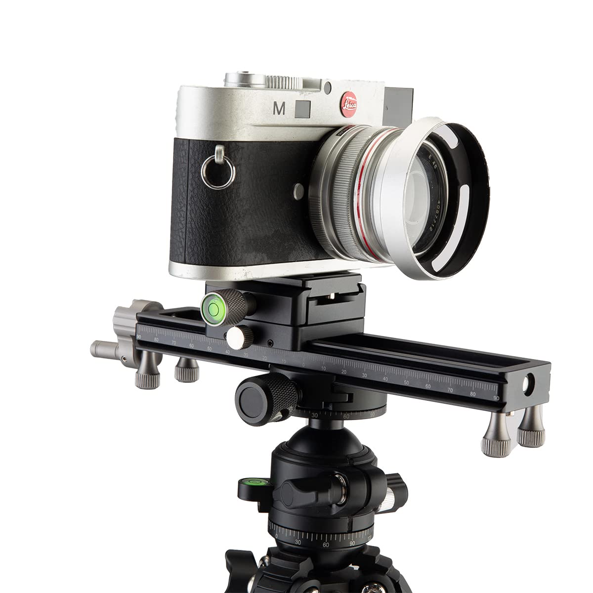 Fotopro Macro Focusing Rail Rack Slider for Close - up Shooting Macro Photography with Quick Release Plate 7.4 Inch Aluminum Alloy Universal Camera Slider for DSLR Camera Camcorder Film Photography - Fotopro AMZ