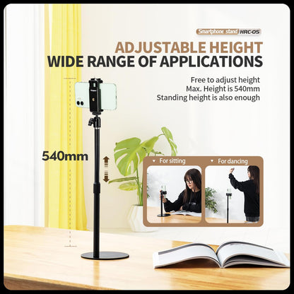 Fotopro Webcam Stand, Adjustable Desktop Phone Stand with 1/4" Thread, Compatible with BRIO Webcam C922 C930e C920S C920 C615 C960 - Fotopro AMZ