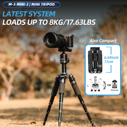 Portable Desktop Mini Tripod, 20inch, Compact for Camera. M - 5 mini - Fotopro