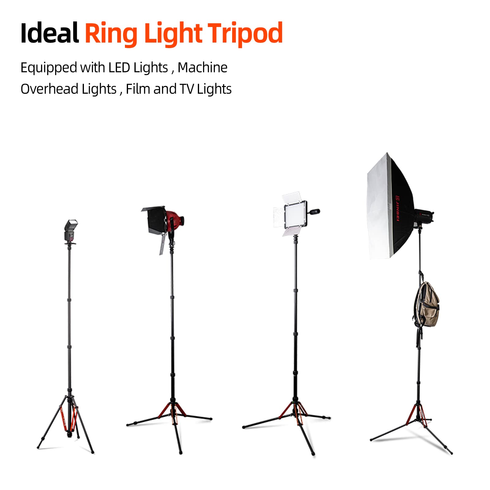 TR - 01A. Fotopro Light Stand for Speedlight, Flash, Softbox, Umbrella, Strobe Light, Camera, Photographic Portrait,TR Series - Fotopro AMZ